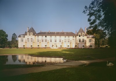 Ansicht der Gartenfassade, erbaut 1622 von French School